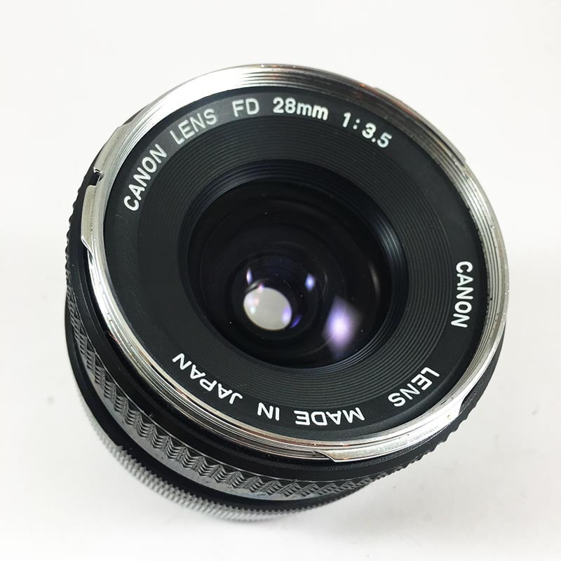 Canon FD Chrome 28mm 3.5
