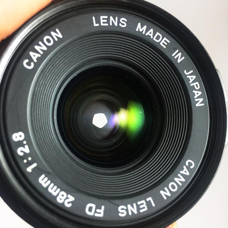 Canon FD New 28mm 2.8 Box