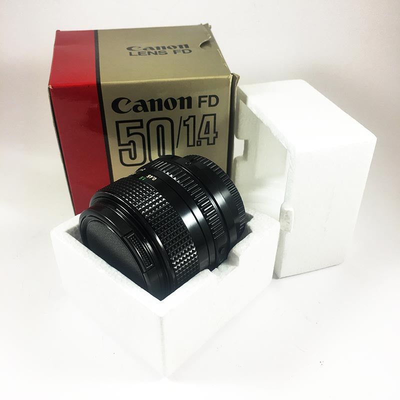 Canon FD New 50mm 1.4 Box