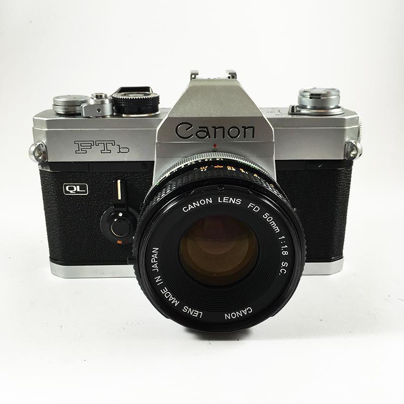 Canon FTb QL Chrome & FD 50mm 1.8 S.C.