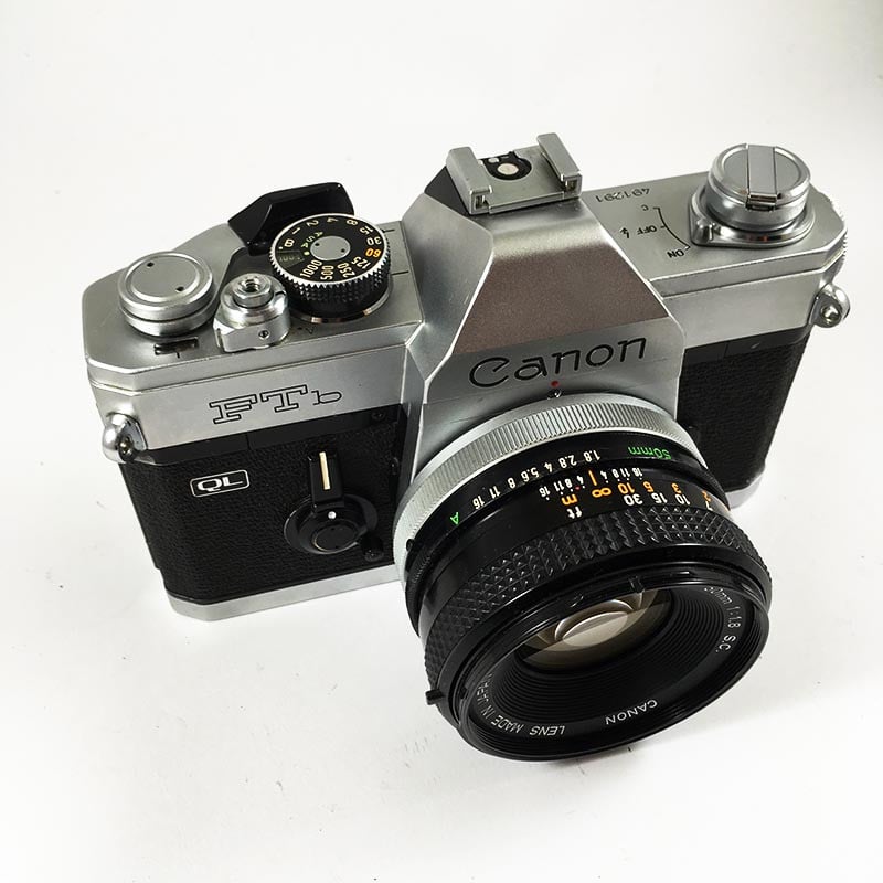 Canon FTb QL Chrome & FD 50mm 1.8 S.C.