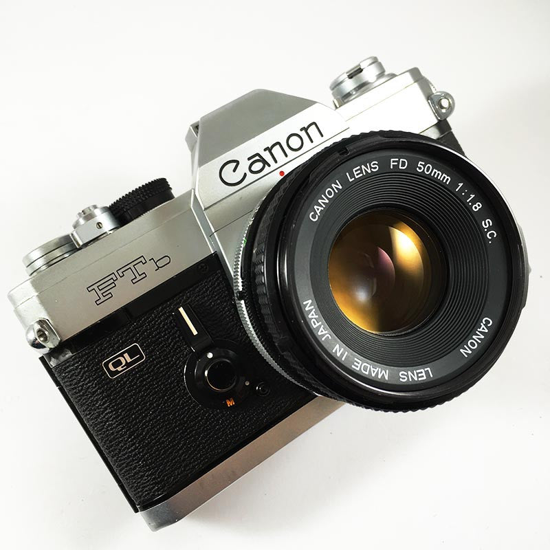 Canon FTb QL Chrome & FD 50mm 1.8 S.C.