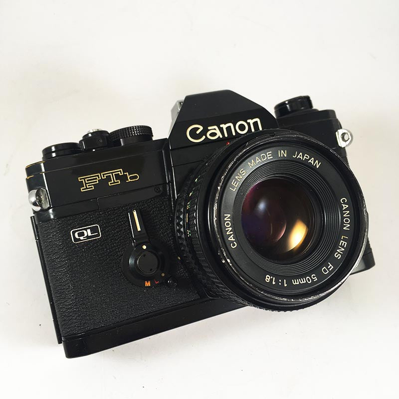 Canon FTb QL Noir & 50mm 1.8
