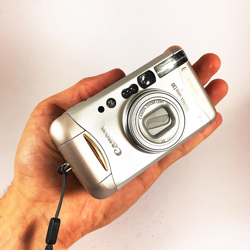 Canon Prima Super 130 appareil argentique compact 35mm 38-130mm vintage