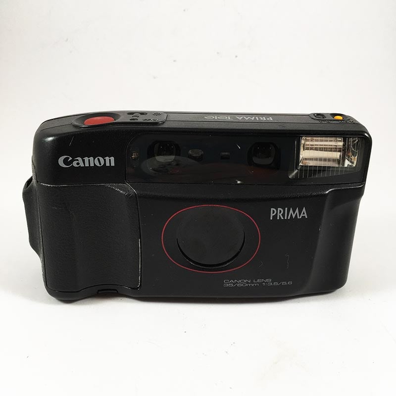 Canon Prima tele appareil argentique compact bi-focale bi-format 35mm 60mm 3.5 5.6 vintage