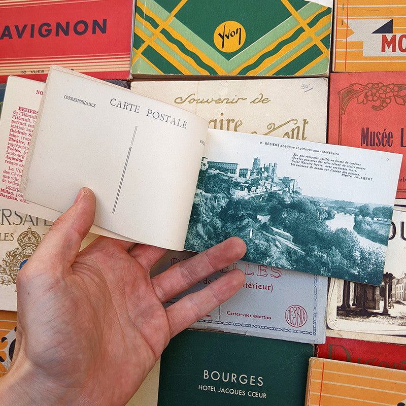 carnet vues touristiques ancien vintage carte postale photographie ville région monument tourisme 1920