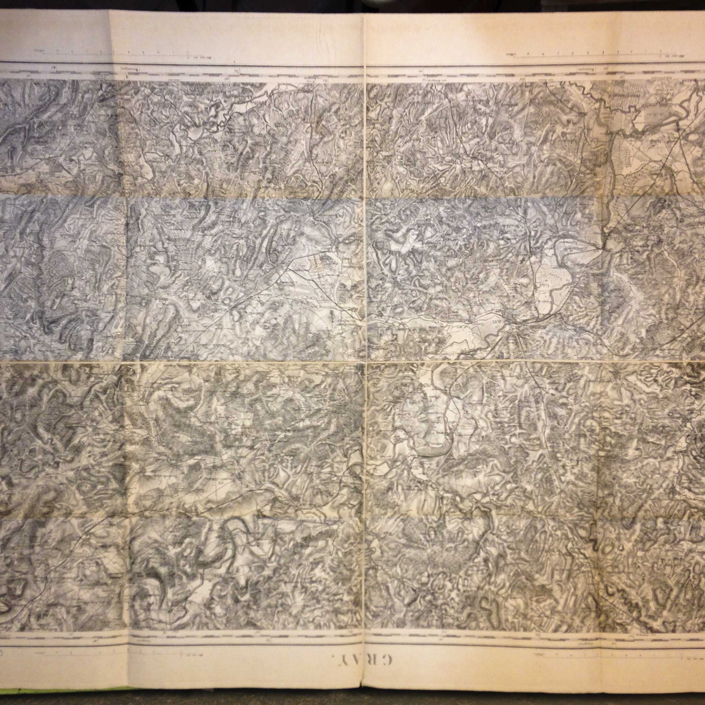 carte régionale ancien vintage région cartographie imprimerie 1900