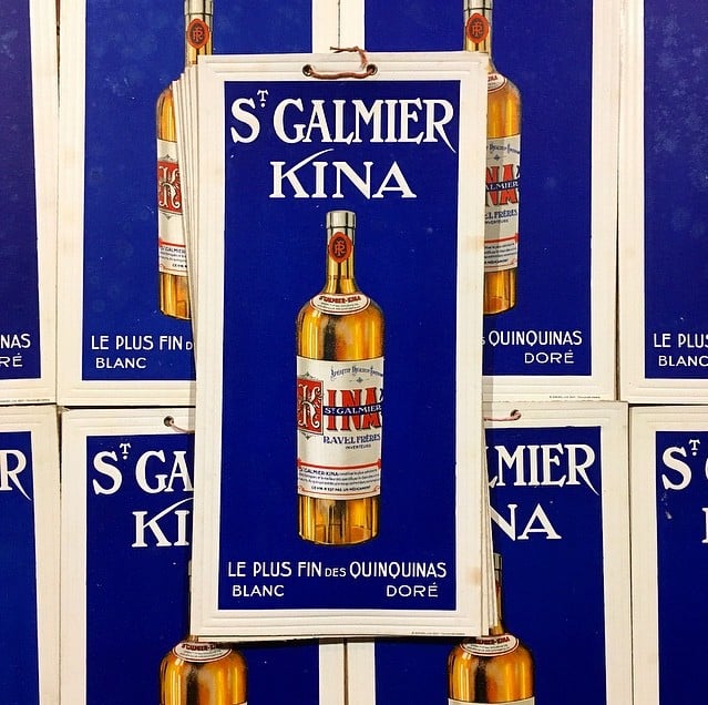 carton publicitaire ancien st galmier quinquina kina 1930 bistrot bar ravel frères codec