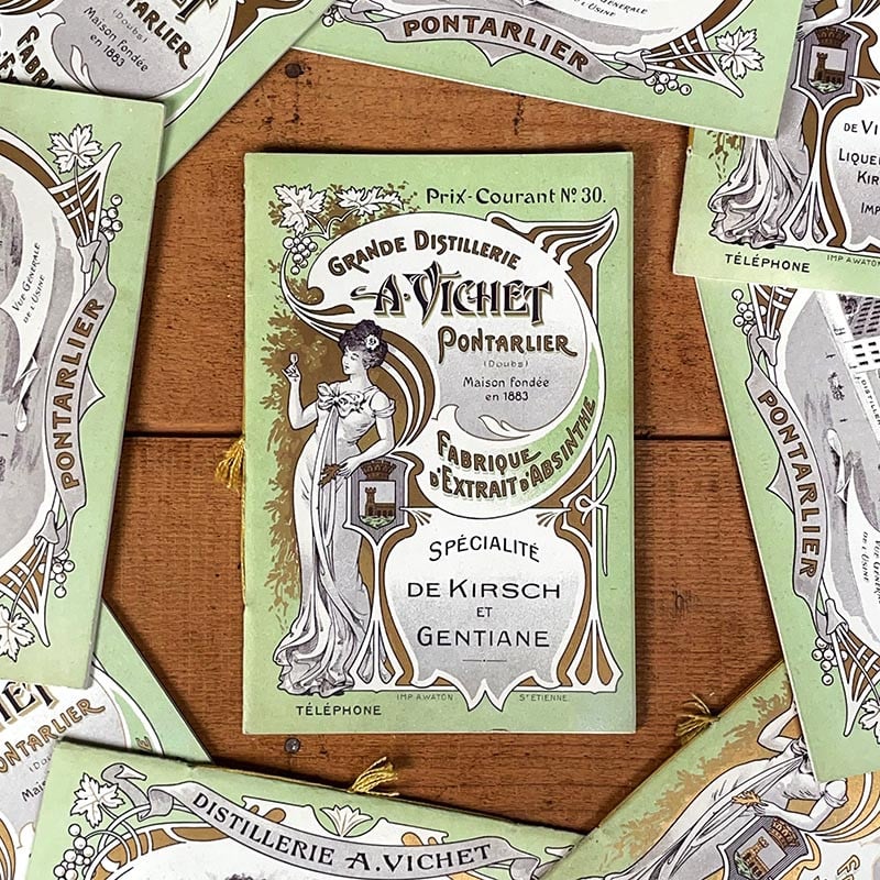 Catalogue Absinthe Vichet 1900