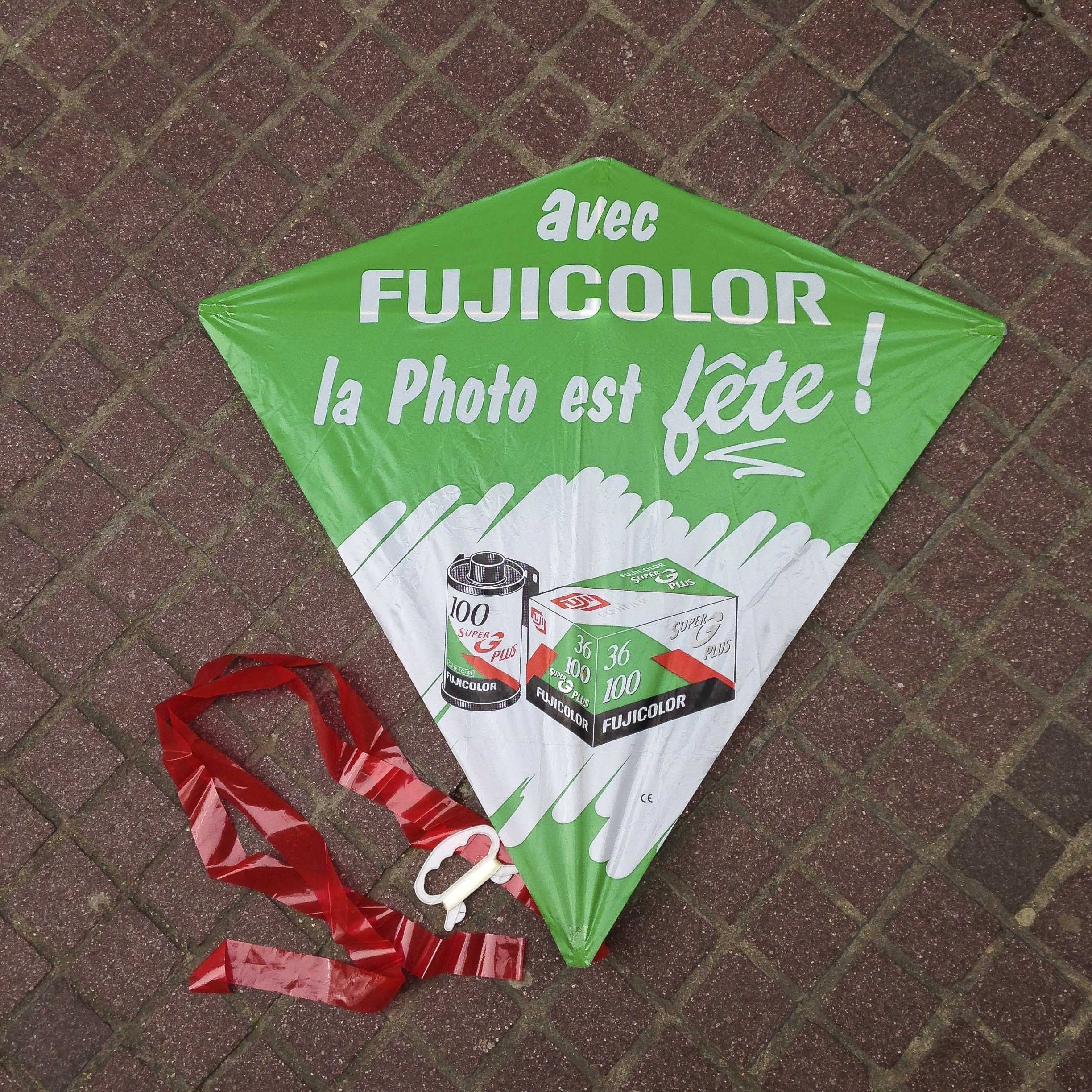 cerf volant fuji fujicolor fujifilm goodies ancien vintage magasin photo 1990