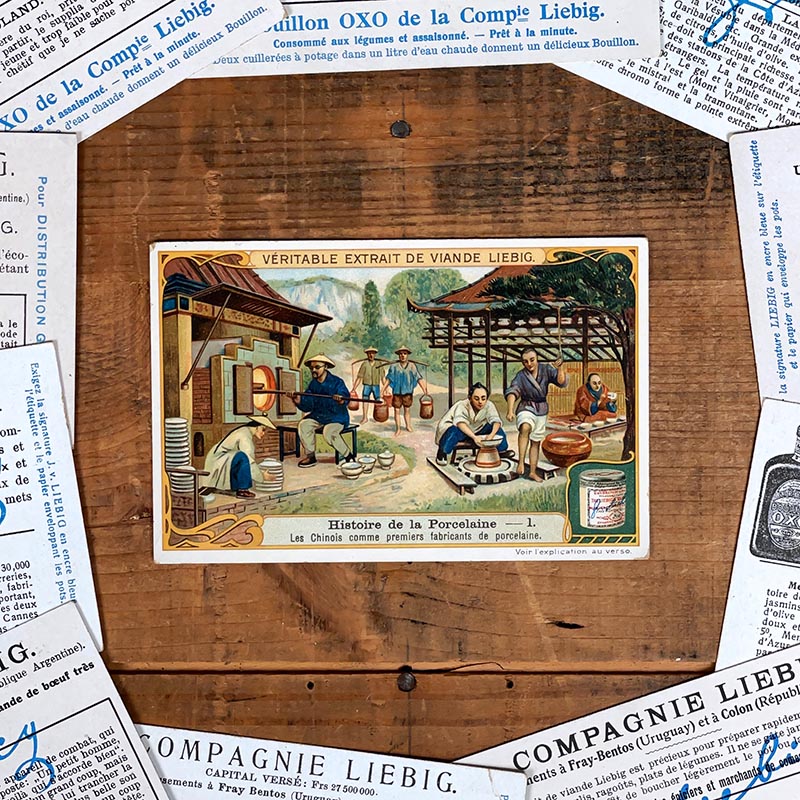 image chromo ancienne illustration vintage liebig extrait 1900 1890 1910 collection Îles de la Méditerranée