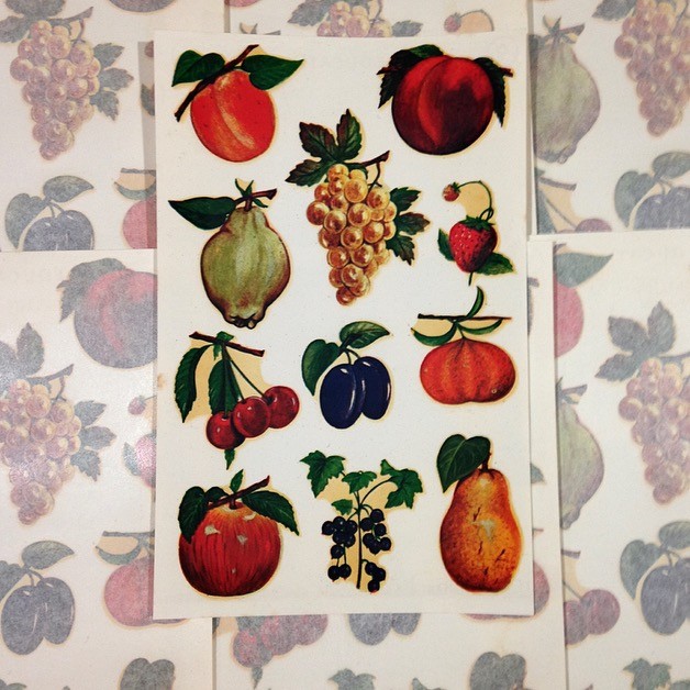 Décalcomanie 11 Fruits n°68