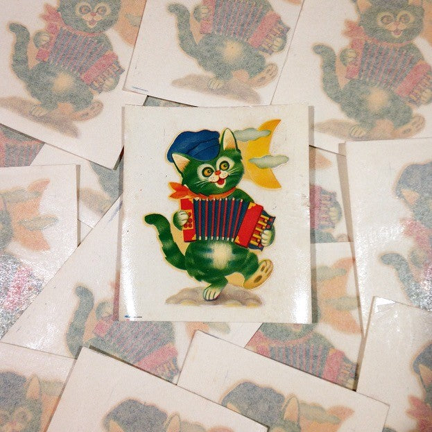 Accordion Cat Decal #65