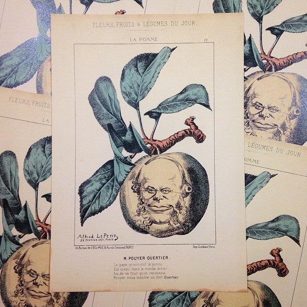 Dessin Satirique: La Pomme 1940 N°6