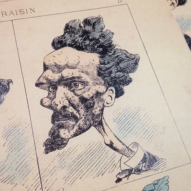 Dessin Satirique: Le Raisin 1940 N°8