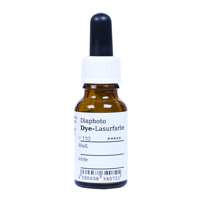 diaphoto dye colorant tirage blanc white papier film argentique agrandisseur chambre noire labo photo photographie 12ml