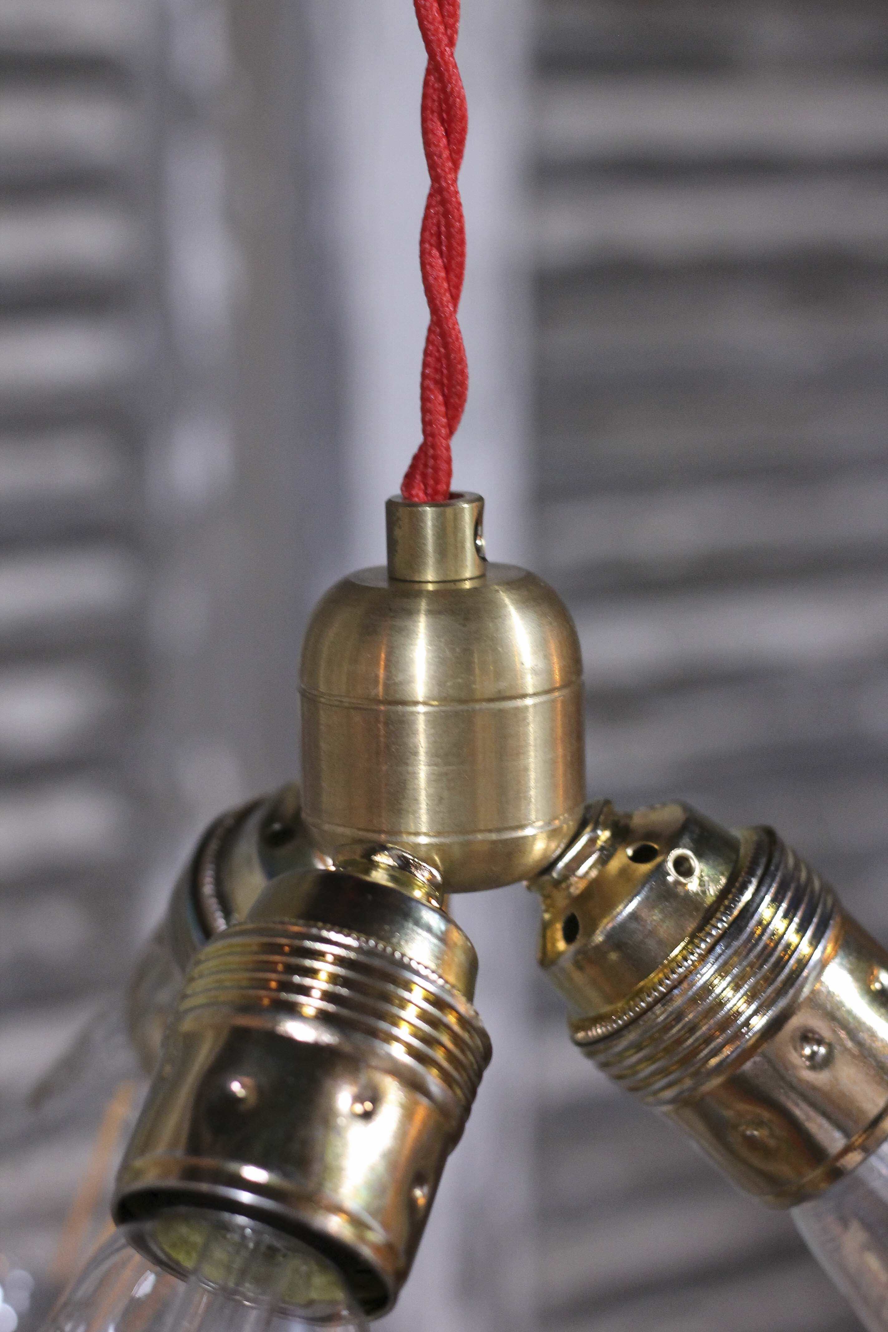 diviseur laiton trois électricité douille norme européenne ampoule quincaillerie 45 degré e27