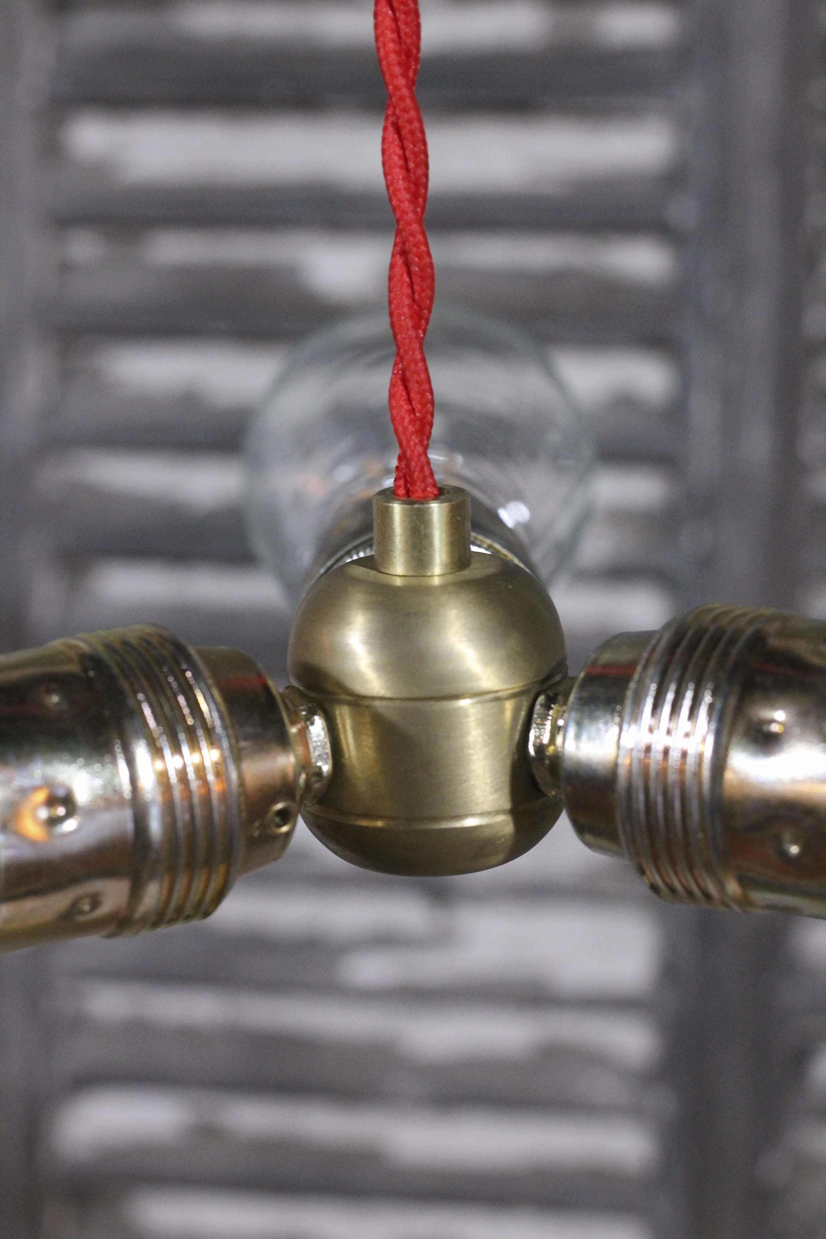diviseur laiton droite trois électricité douille norme européenne ampoule quincaillerie 90 degré