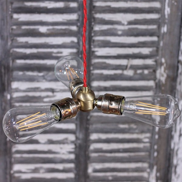 diviseur laiton droite trois électricité douille norme européenne ampoule quincaillerie 90 degré