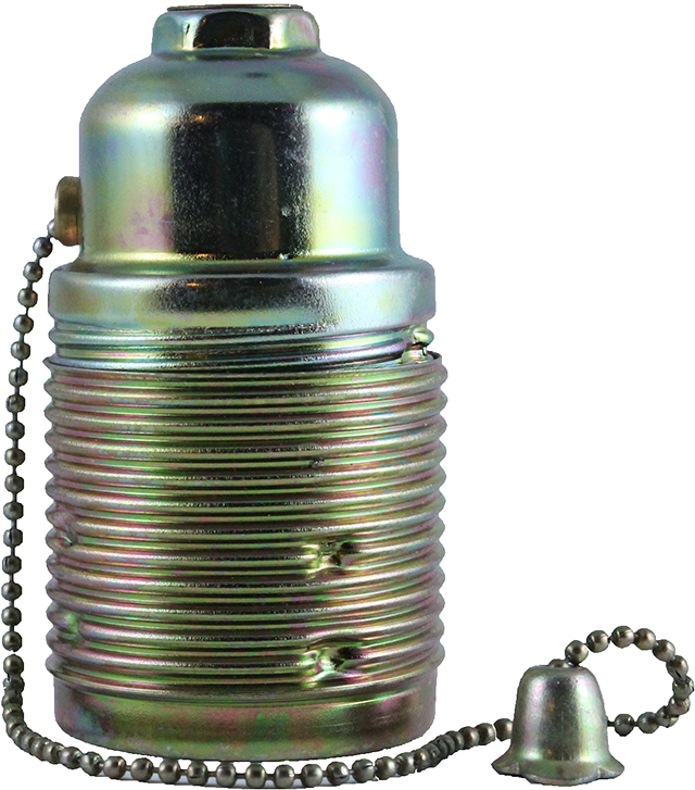 douille avec interrupteur laiton E27 vintage