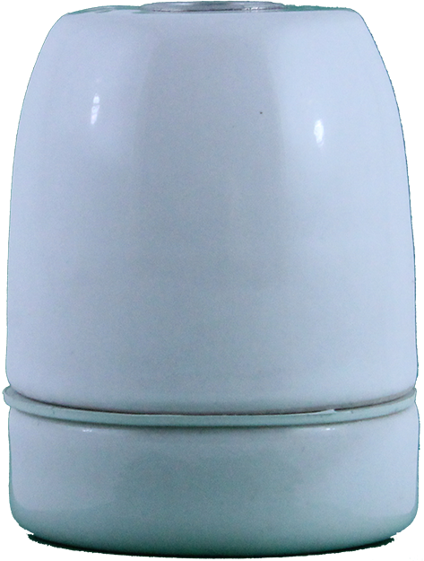 douille e27 électrique porcelaine blanche
