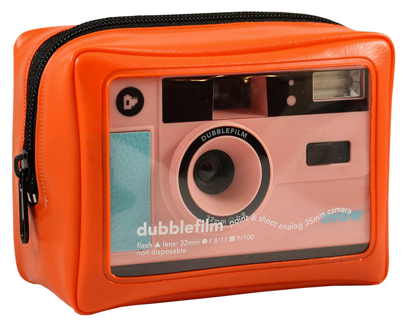 Dubble Dubblefilm Show Camera Pink Appareil 35mm réutilisable flash 400 Iso argentique Vintage