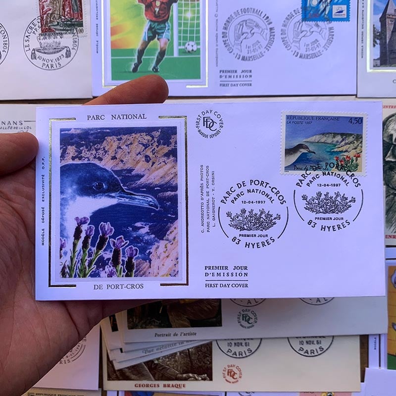 enveloppe premier jour d'édition timbre sortie officielle la poste ancienne vintage 1960 1970 1980 1990 france