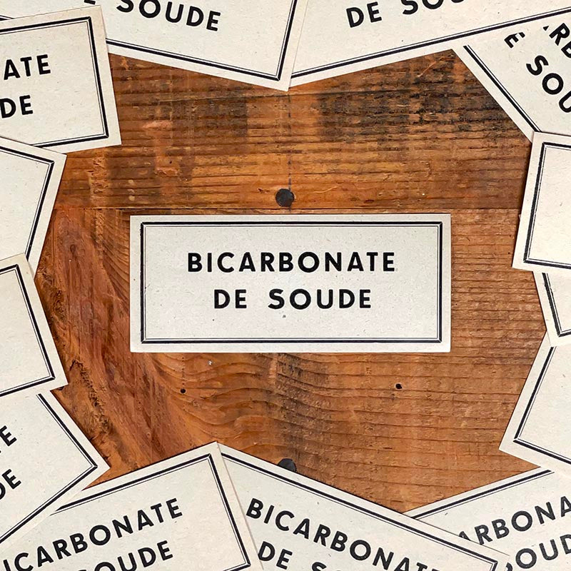 petite étiquette ancienne pharmacie hinglais reims epernay marne 1900 1920 bicarbonate de soude