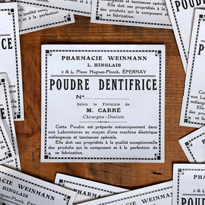 étiquette ancienne pharmacie hinglais epernay marne 1900 1920 produit vétérinaire les archers Ferarsan contre la Pousse et la Gourme
