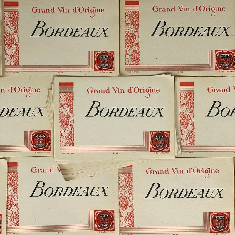 Bordeaux Label 1930