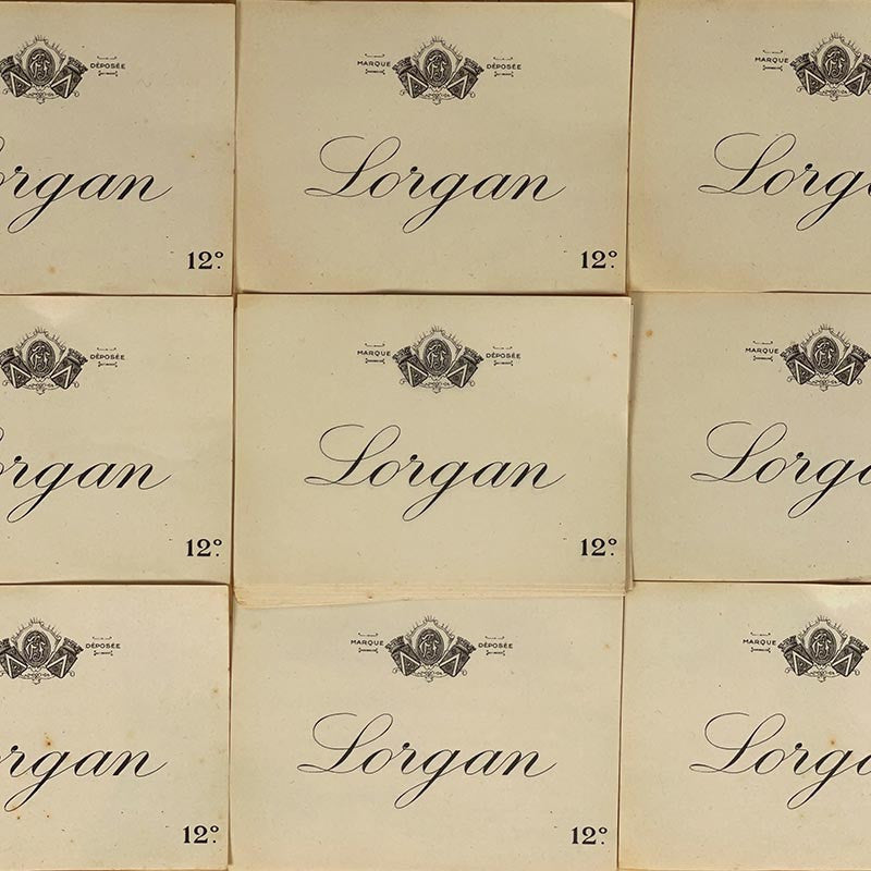 étiquette de vin ancienne lorgan anve vignoble 1930 1920 vintage
