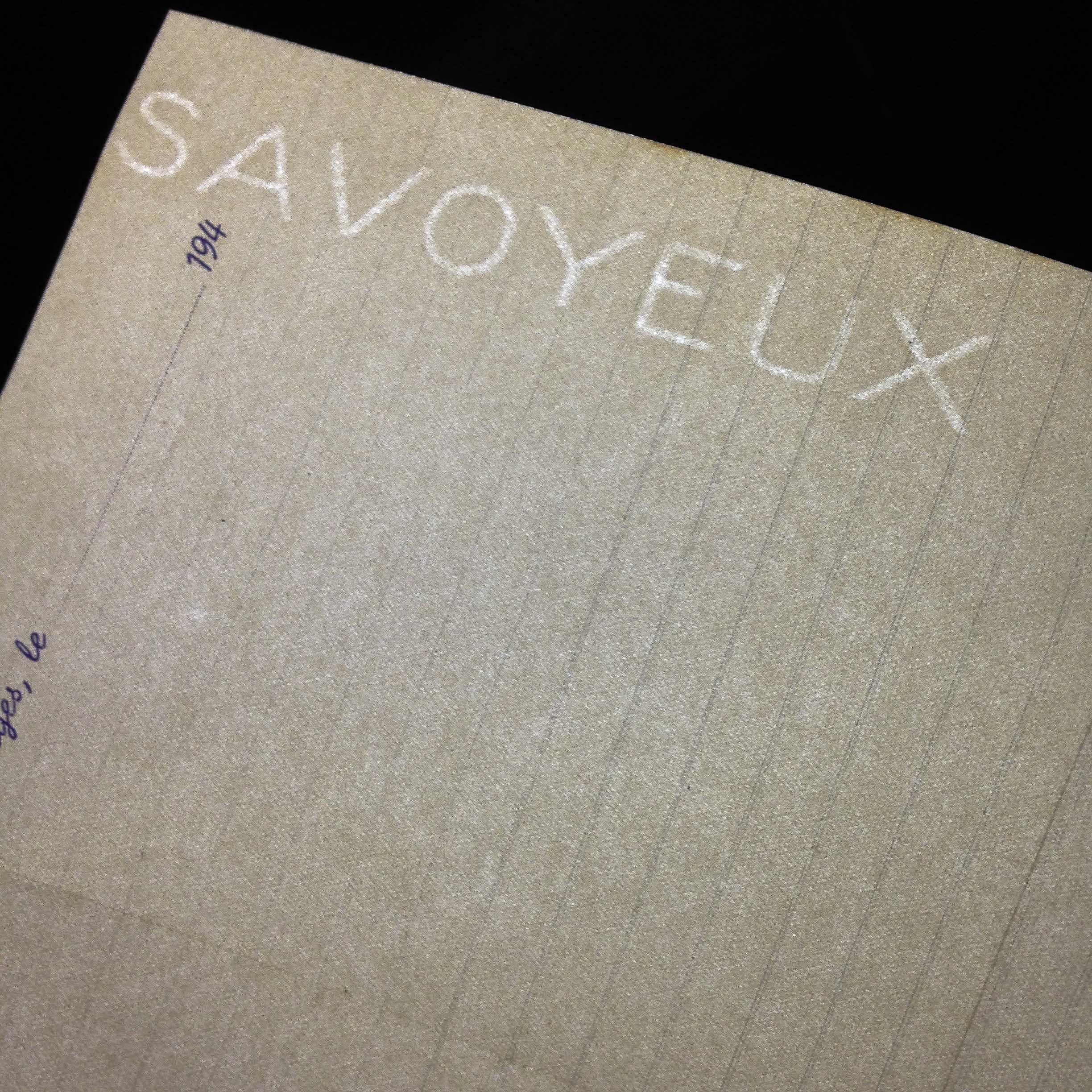 thomas lybaire ancien vintage papier feuille imprimerie filigrane 1940