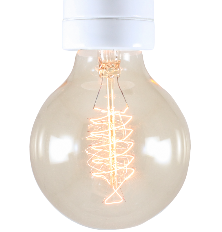 ampoule filament carbone e27 électricité quincaillerie lampe spirale 30w