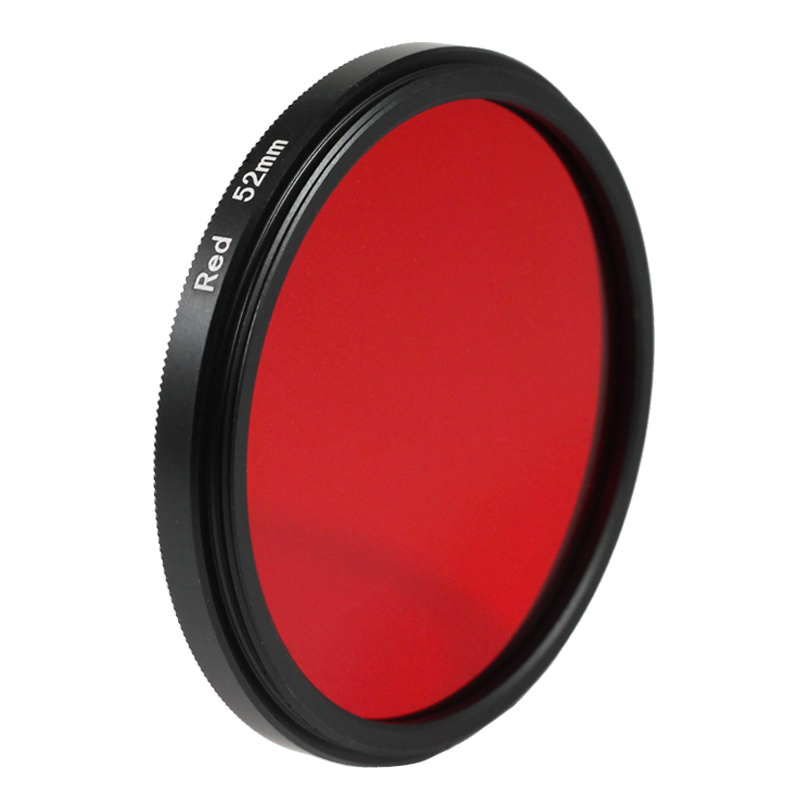 Filtre rouge noir et blanc 43mm 46mm 49mm 52mm 55mm 58mm objectif optique photo