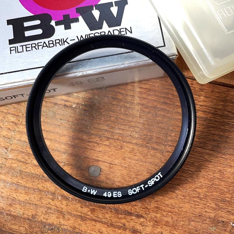 filtre photo créatif ancien b+w bw vintage 1970 1980 soft spot flou 49mm