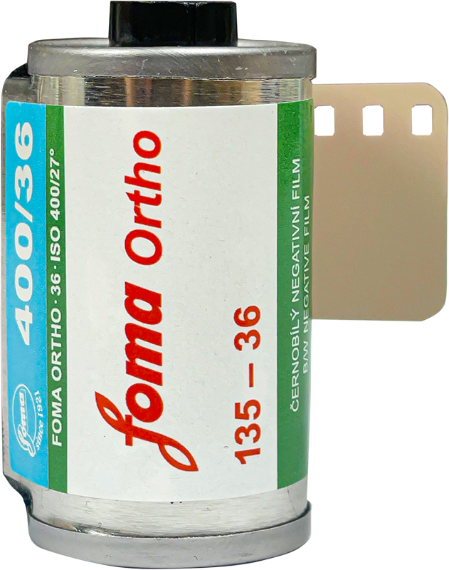foma ortho 400 othrochromatique pellicule argentique film photo photographie noir et blanc 35mm 135 24x36