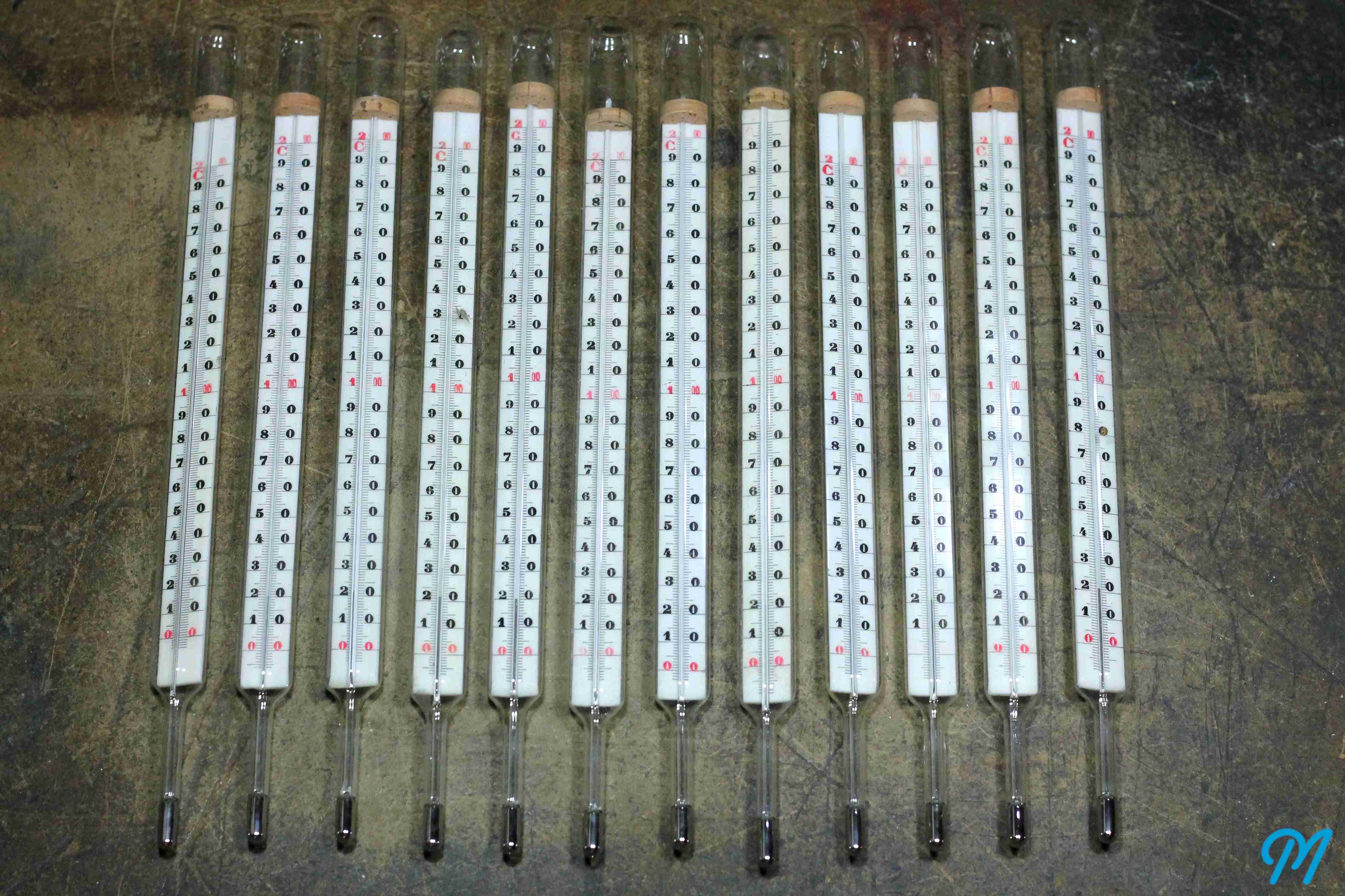 Grand Thermomètre Industriel 200°c 1923