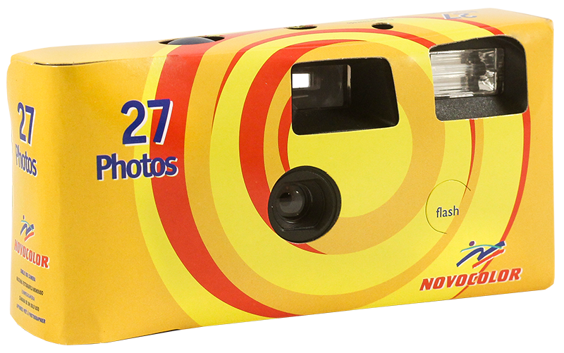 jetable Novocolor pellicule photographie argentique couleur c-41 135 35mm 27 poses