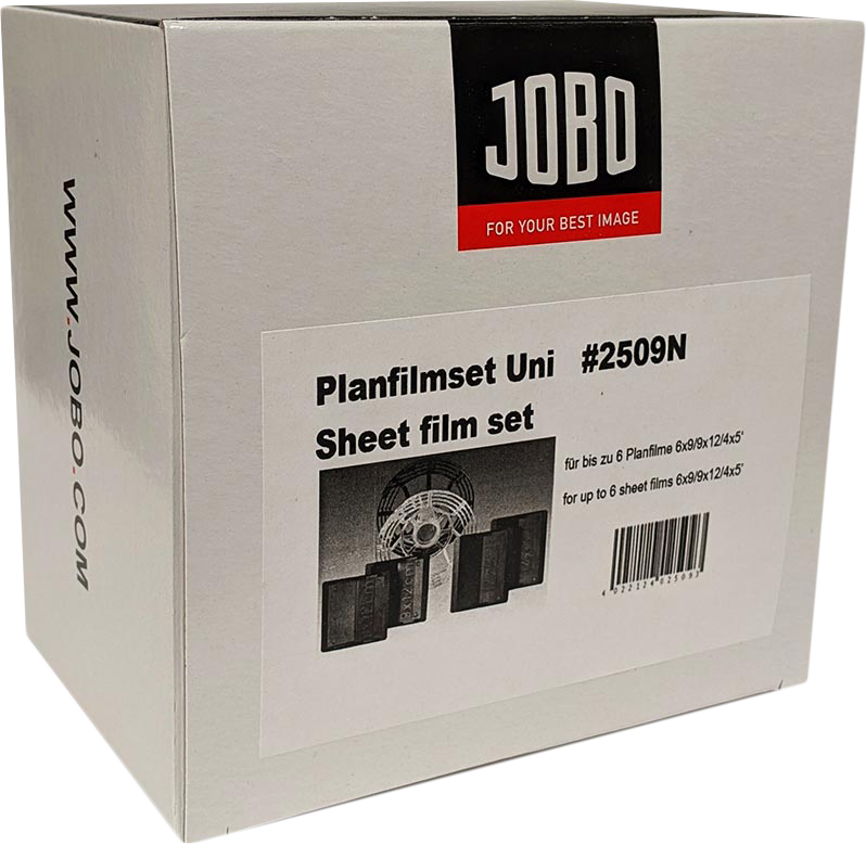 plan film set jobo 2509N guide spire 4x5 argentique