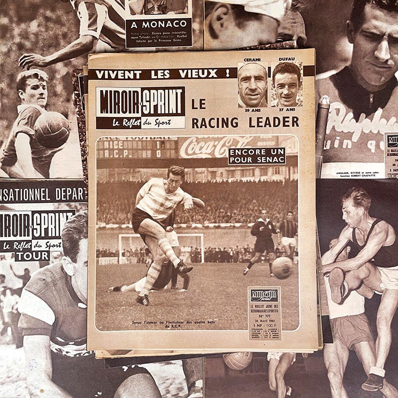 journal le miroir sprint sport photo sportif ancien vintage papier illustré illustration exemplaire numéro 1951 1950 1960 1961