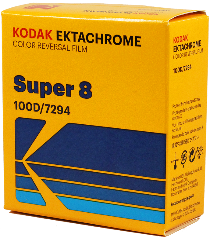 Kodak Ektachrome 100D Kodak super 8 film 100 D 7294 pellicule caméra couleur diapo E6