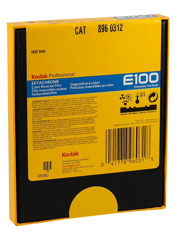 plan film argentique kodak ektachrome e100 45 inch 4 5 inch plein format iso 100 diapositive diapositive diapo nouvelle