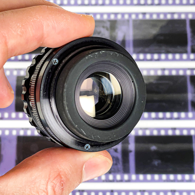 Komura komuranon-s 50mm 3.5 objectif agrandisseur tirage chambre noir papier négatif film pellicule argentique photo photographie labo laboratoire ancien vintage 24x36 35mm 135