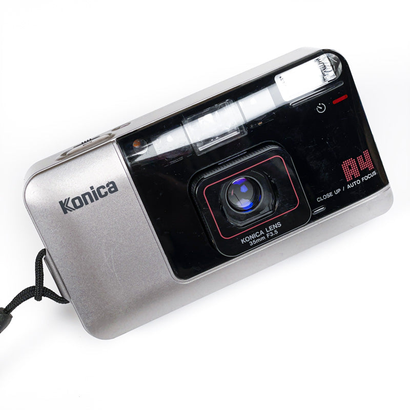 konica a4 big mini compact point and shoot macro 35mm 3.5 argentique film pellicule ancien vintage photo photographie 135 24x36