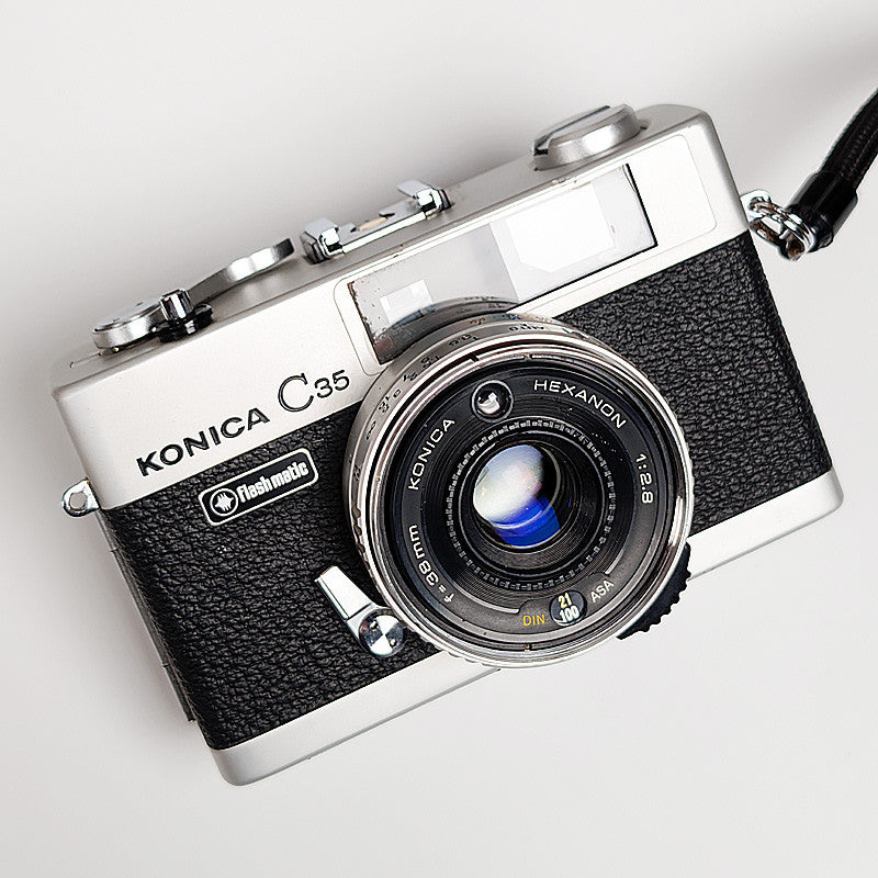 konica c35 automatic compact hexanon 38mm 2.8 télémètre rangefinder 35 135 24x36 film argentique pellicule photographie photo