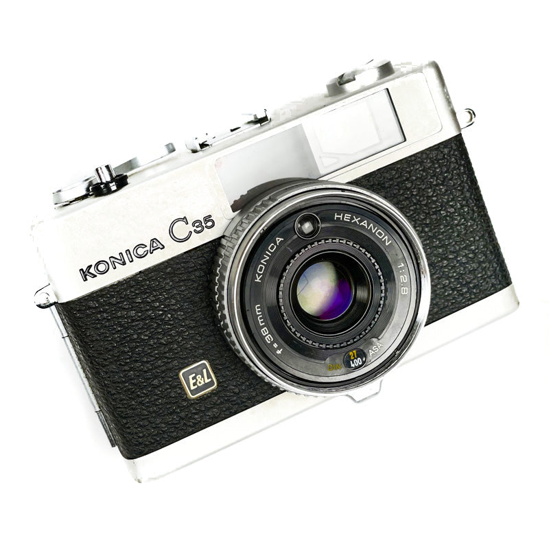 konica c35 e&L compact hexanon 38mm 2.8 35 135 24x36 film argentique pellicule photographie photo platy