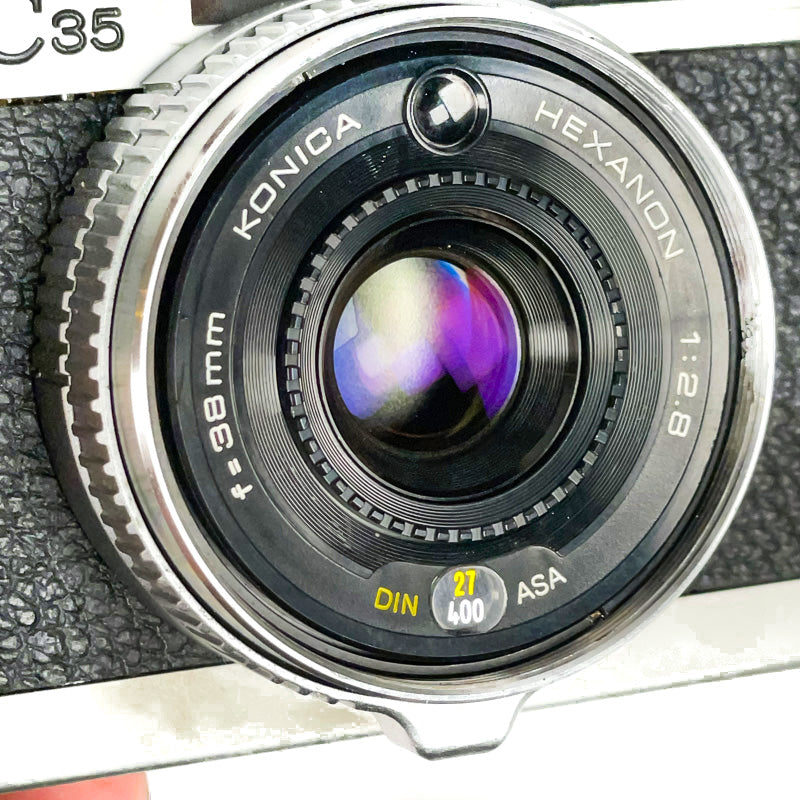 konica c35 e&L compact hexanon 38mm 2.8 35 135 24x36 film argentique pellicule photographie photo platy