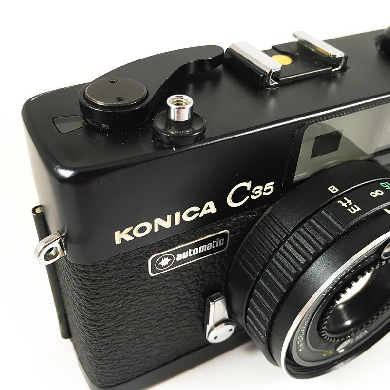 Konica C35 Automatic Noir & Hexanon 38mm 2.8