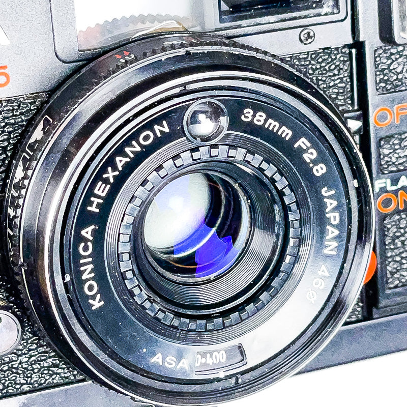 konica c35 EF ancien vintage point and shoot camera photo photographie argentique film pellicule 135 35mm 38mm 24x36