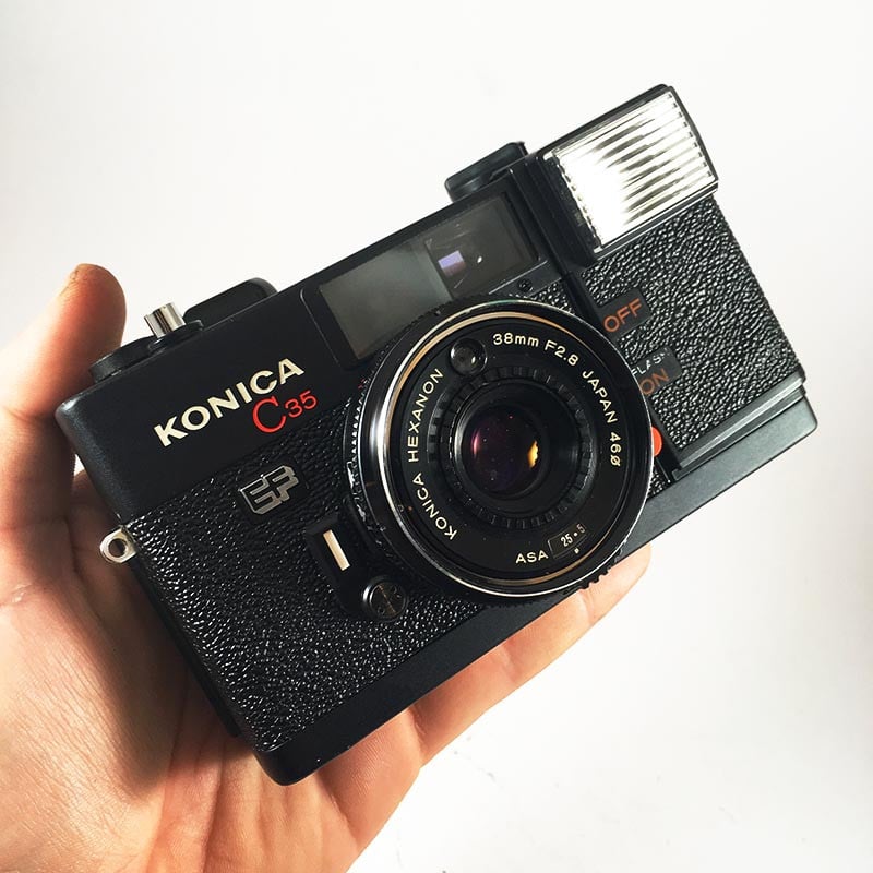 Konica C35 EF & 38mm 2.8